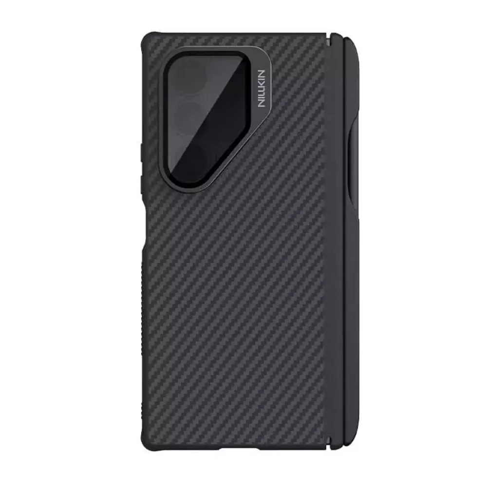 کاور نیلکین مدل CarboProp Magnetic MagSafe Pen Holder Transparent Lens مناسب برای گوشی موبایل سامسونگ Galaxy Z Fold 7