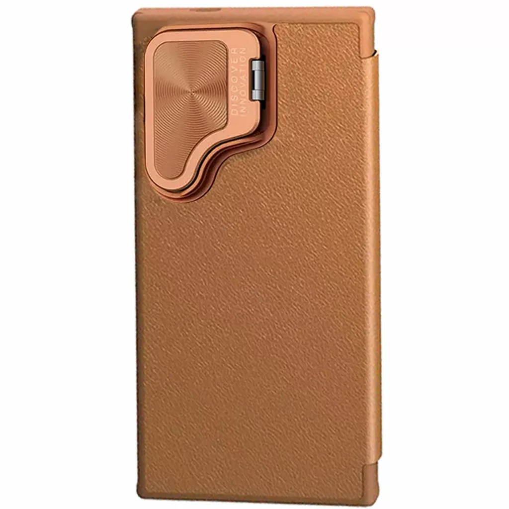 کیف کلاسوری نیلکین مدل Qin Prop Leather مناسب برای گوشی موبایل سامسونگ Galaxy S24 Ultra