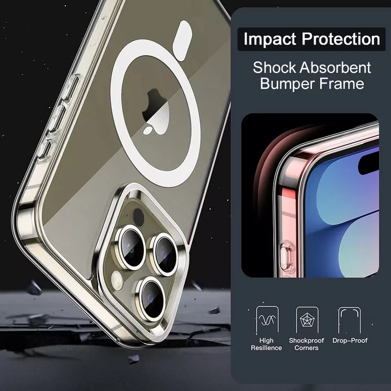 کاور همتا قاب مدل مگ سیف مناسب برای گوشی موبایل اپل iPhone 12 pro