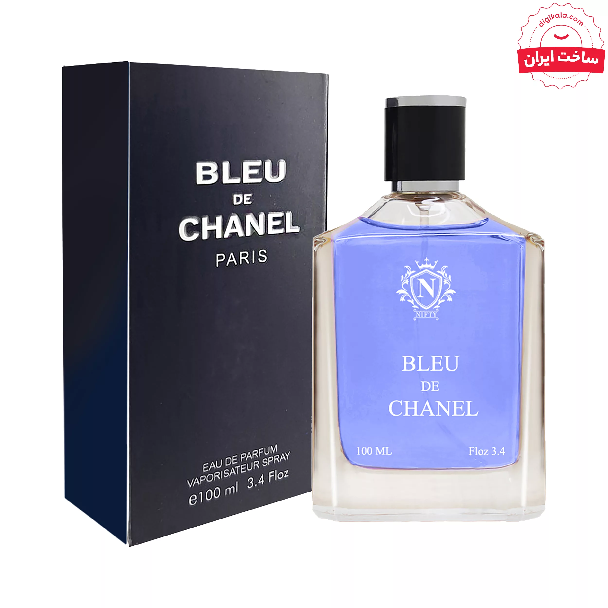 ادو پرفیوم مردانه نیفتی مدل بلو شنل حجم 100 میلی لیتر ادو پرفیوم مردانه نیفتی مدل بلو شنل حجم 100 میلی لیتر