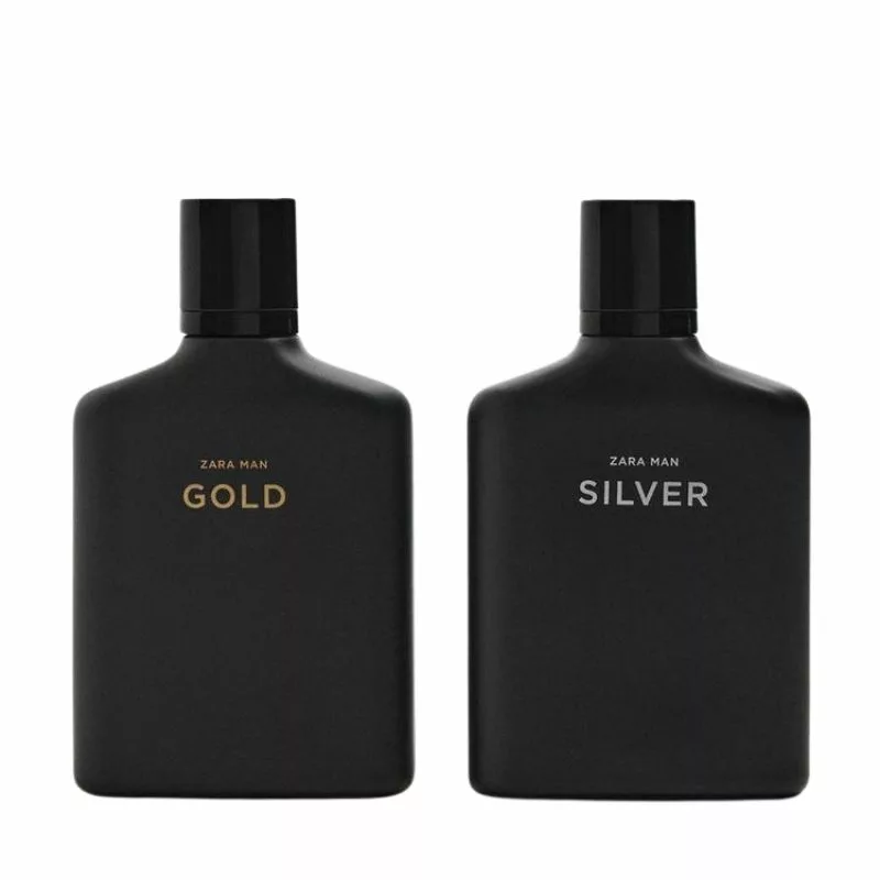 ادو تویلت مردانه زارا مدل Gold . Silver با رایحه خنک حجم 100 میلی لیتر بسته 2 عددی