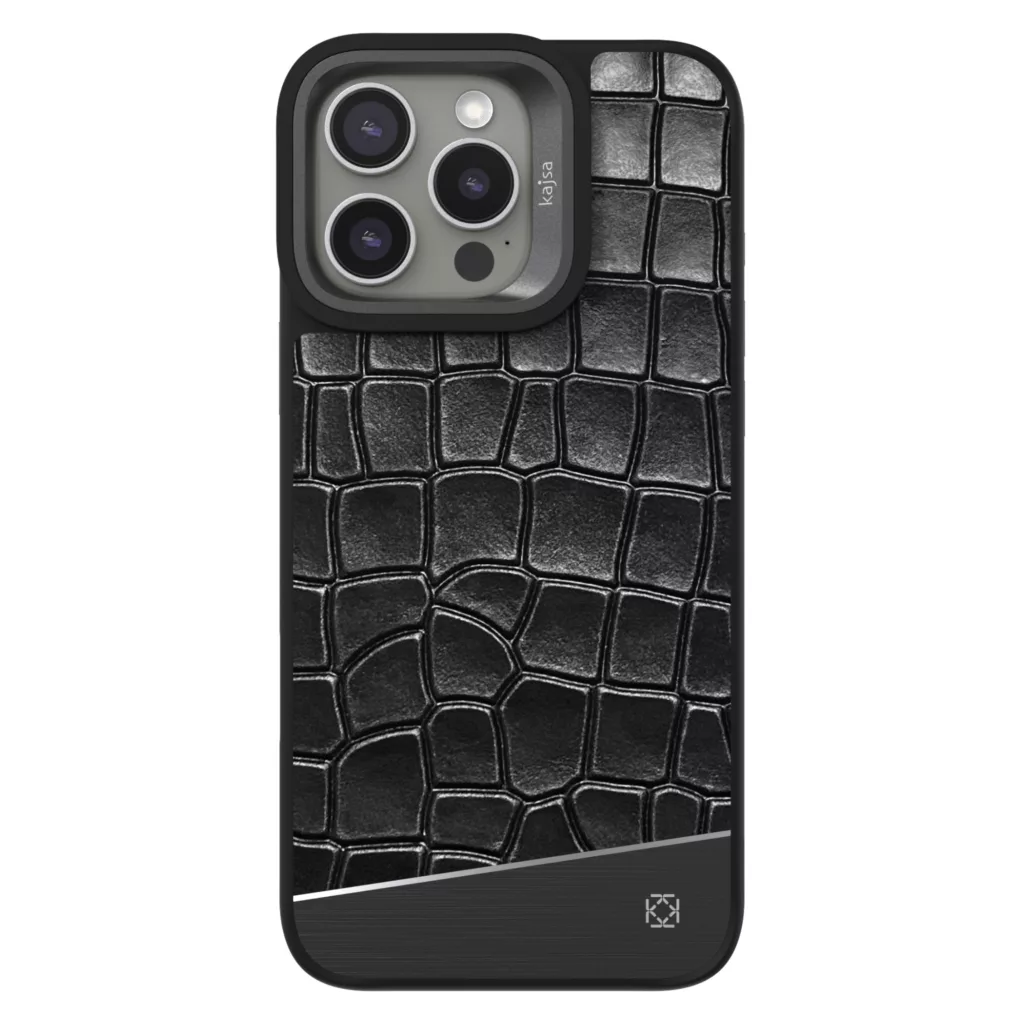 کاور کاجسا مدل Metallic Croco کد Z1 مناسب برای گوشی موبایل اپل iphone 17