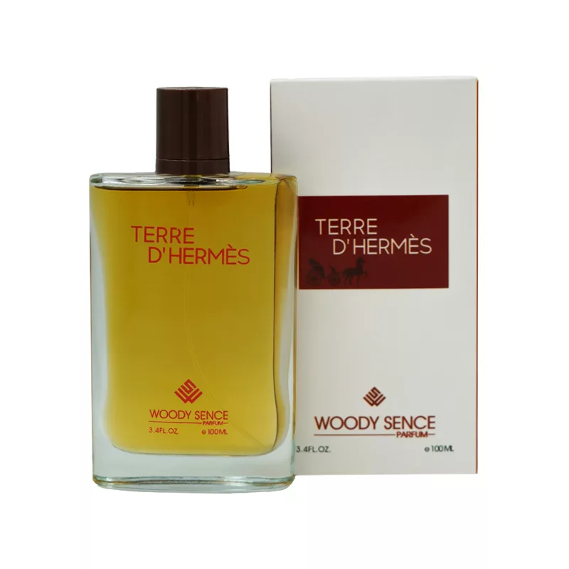 ادوپرفیوم مردانه وودی سنس مدل TERRE D’HERMES با رایحه تلخ حجم 100 میلی لیتر