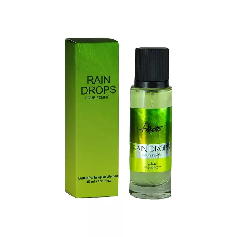 ادوپرفیوم زنانه آدولفو مدل rain drops با رایحه گرم حجم 35 میلی لیتر