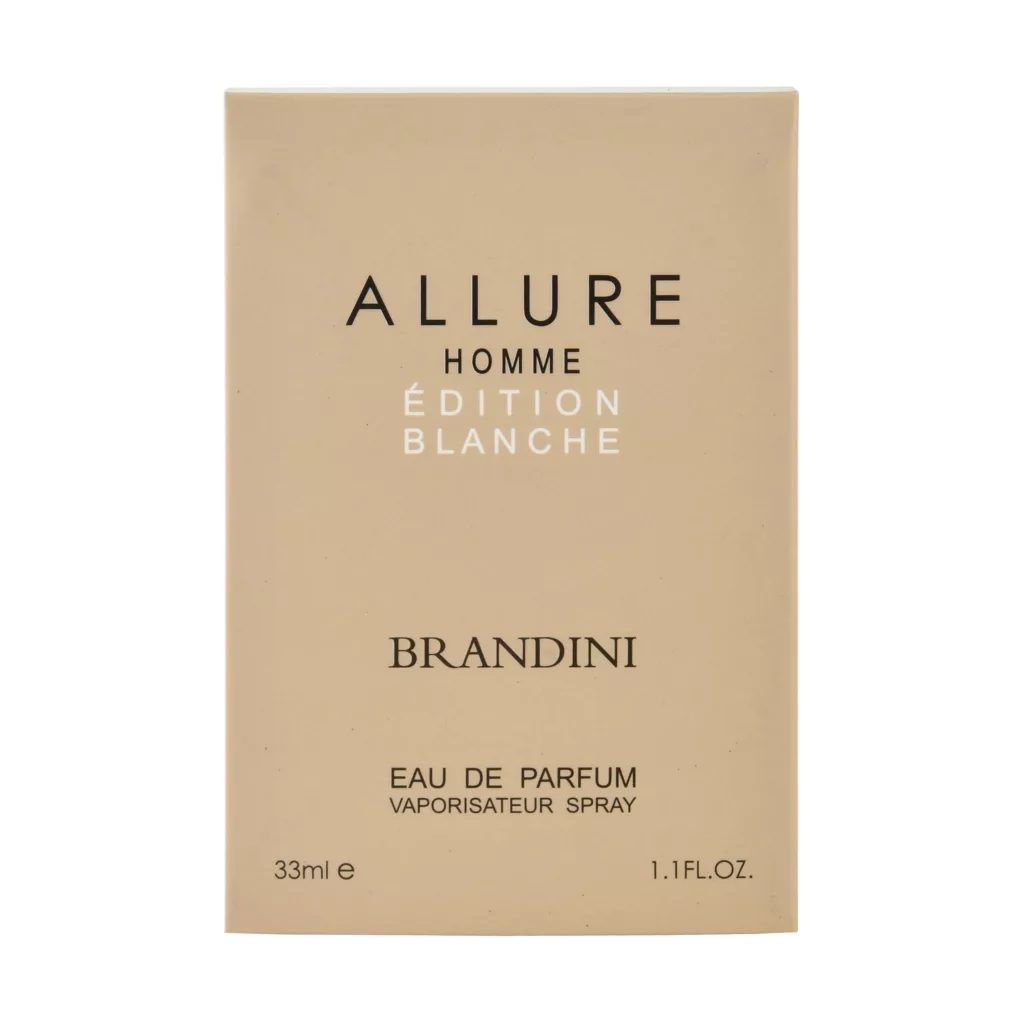ادو پرفیوم مردانه برندینی مدل Allure Homme Edition Blanche با رایحه معتدل حجم 33 میلی لیتر