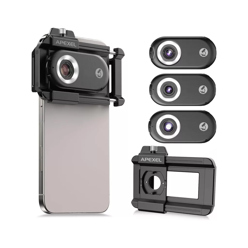 لنز میکروسکوپی اپیکسل مدل PHONE MICRO 5 KIT (APL-MS3IN1) 13SHK74
