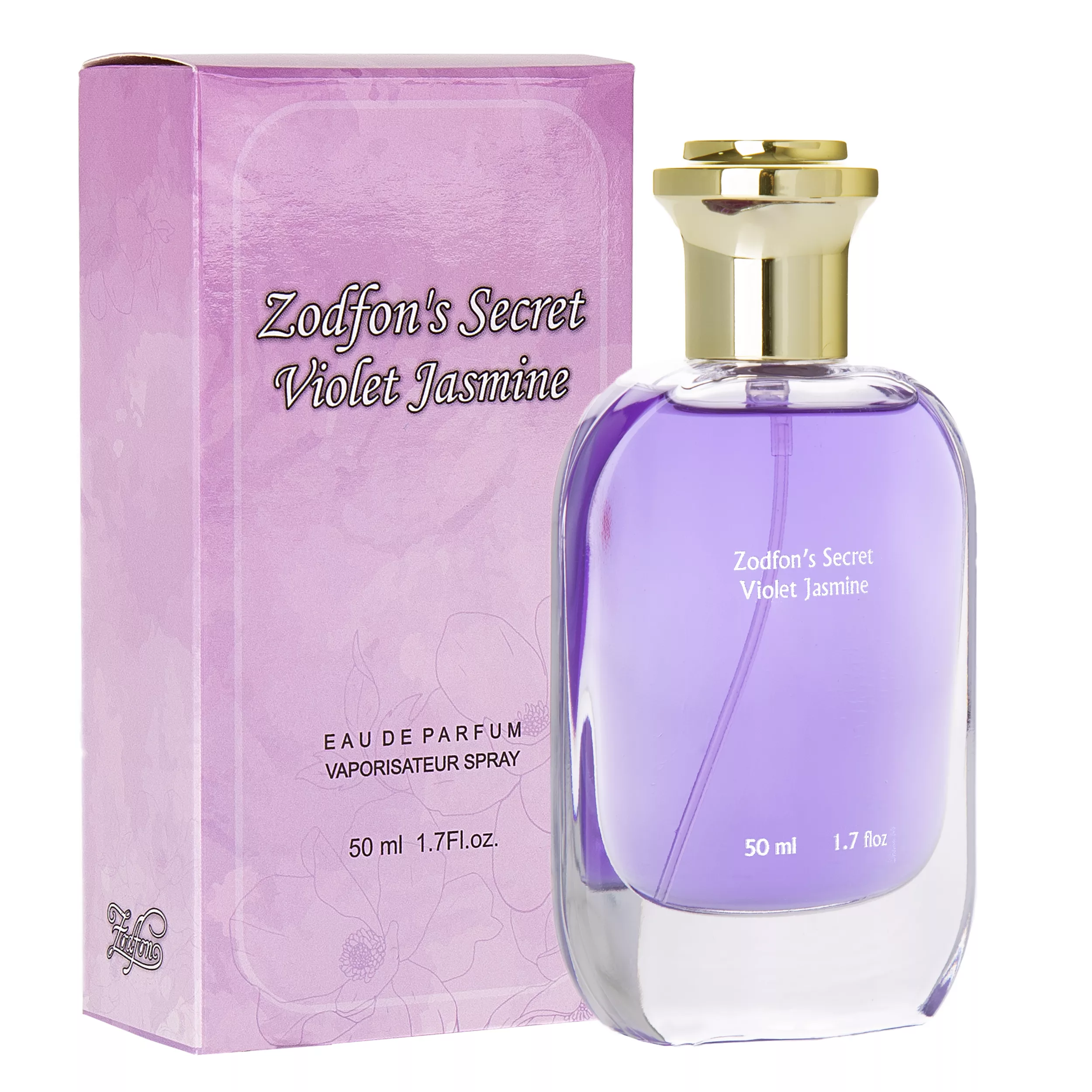 ادو پرفیوم زنانه زدفون مدل Violet Jasmine با رایحه خنک حجم 50 میلی لیتر