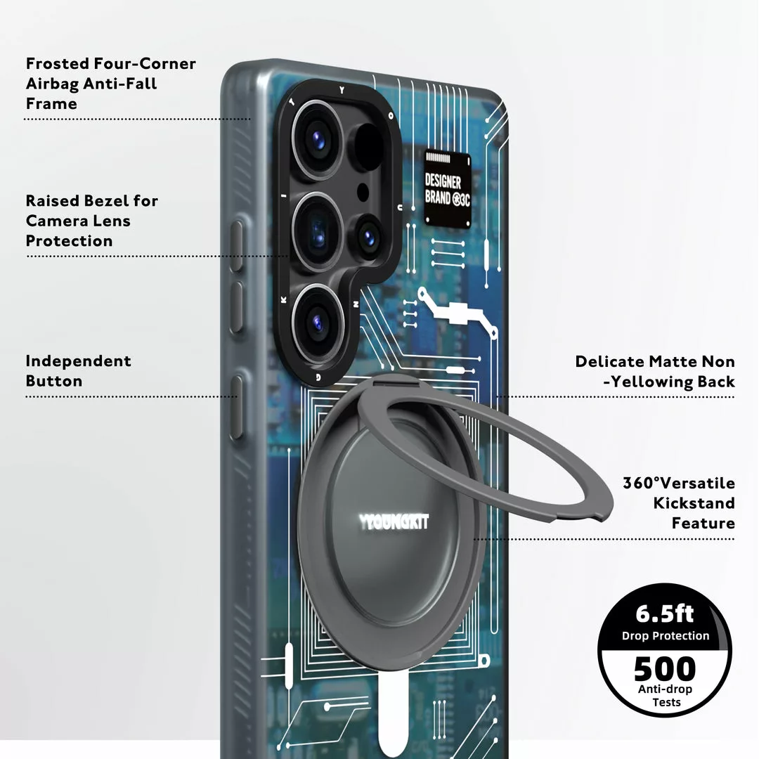 کاور یانگ کیت مدل Technology Rotating bracket مناسب برای گوشی موبایل سامسونگ Galaxy S25 Ultra