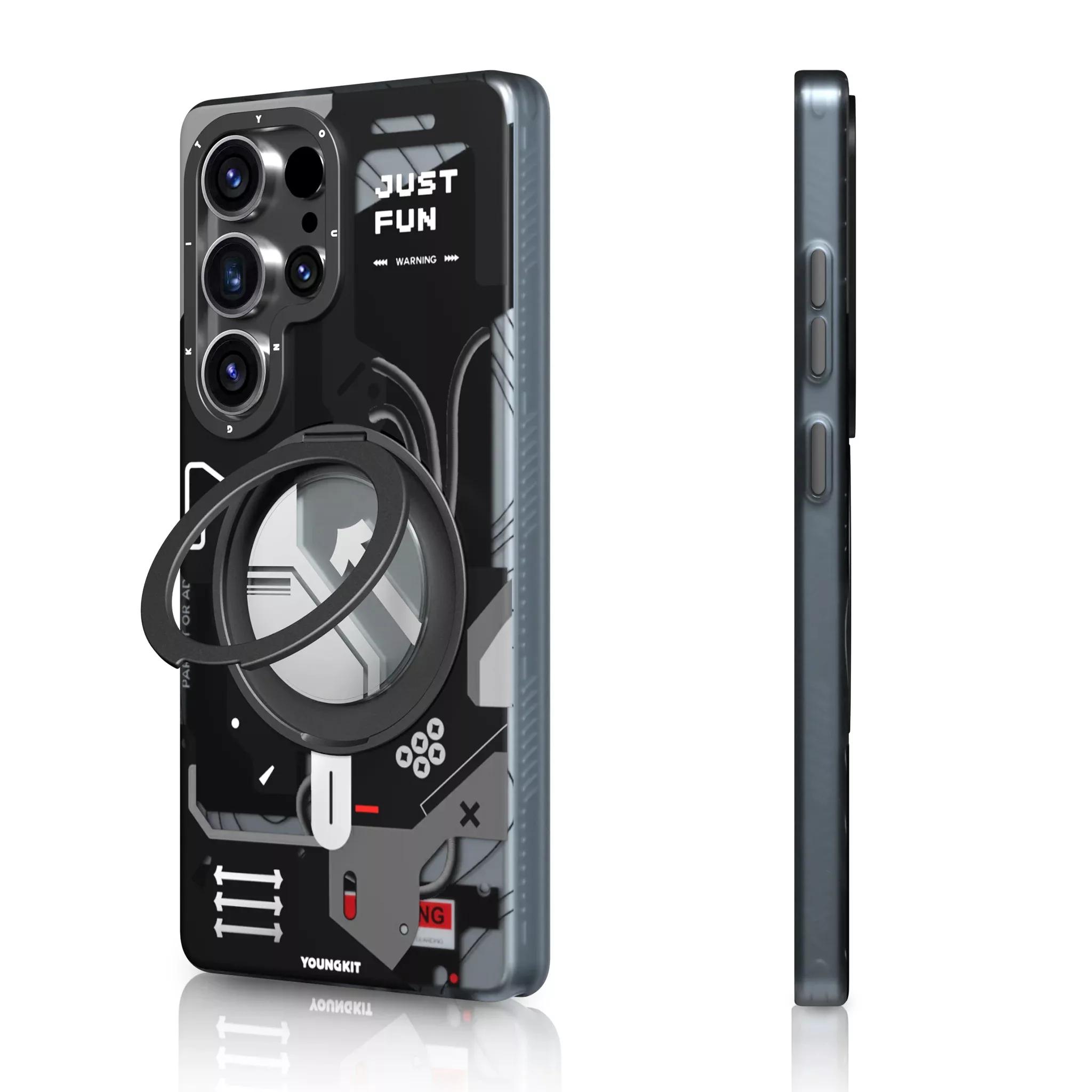 کاور یانگ کیت مدل Cyberpunk 360° مناسب برای گوشی سامسونگ Galaxy S25Ultra