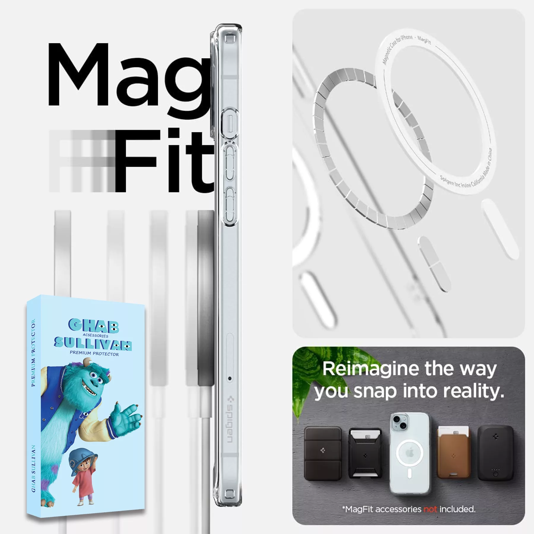 کاور قاب سالیوان مدل MAGSAFE مناسب برای گوشی موبایل اپل iPhone 13 Pro Max