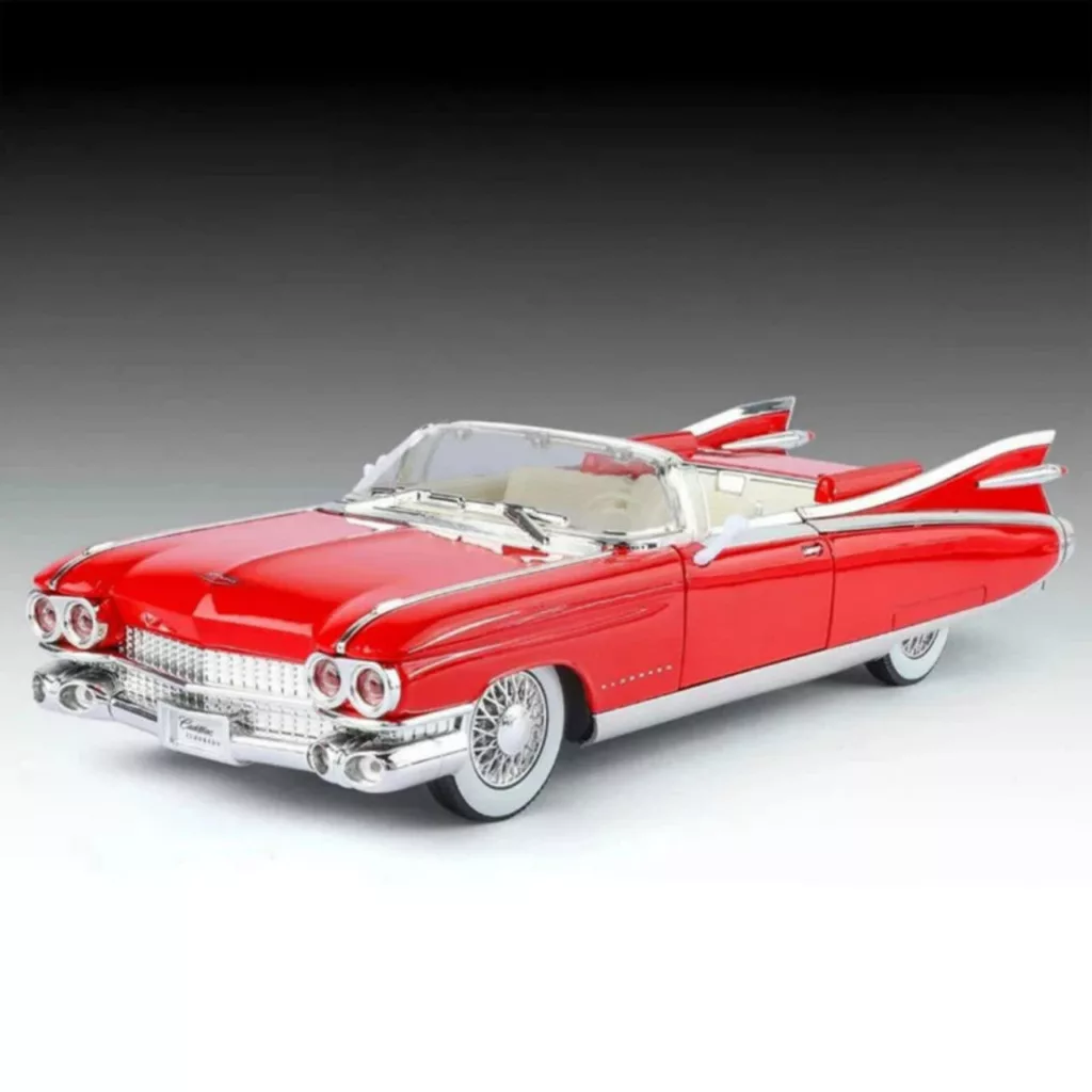 ماکت ماشین ناب سل مدل کادیلاک الدورادو کروک فلزی موزیکال چراغدار عقب کش کد Cadillac Eldorado Metal Musical Lighted Car