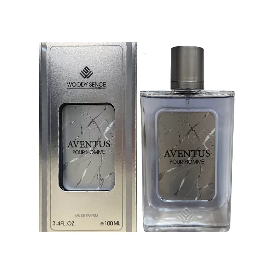 ادو پرفیوم مردانه وودی سنس مدل AVENTUS با رایحه تلخ حجم 100 میلی لیتر