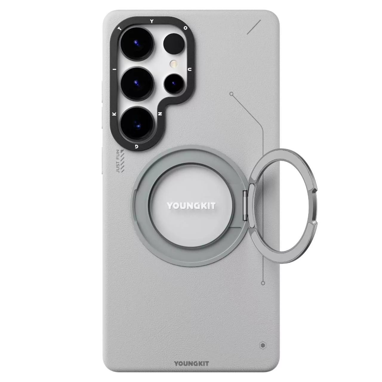 کاور یانگ کیت مدل Technology Leather Magnetic مناسب برای گوشی موبایل سامسونگ Galaxy S25 Ultra