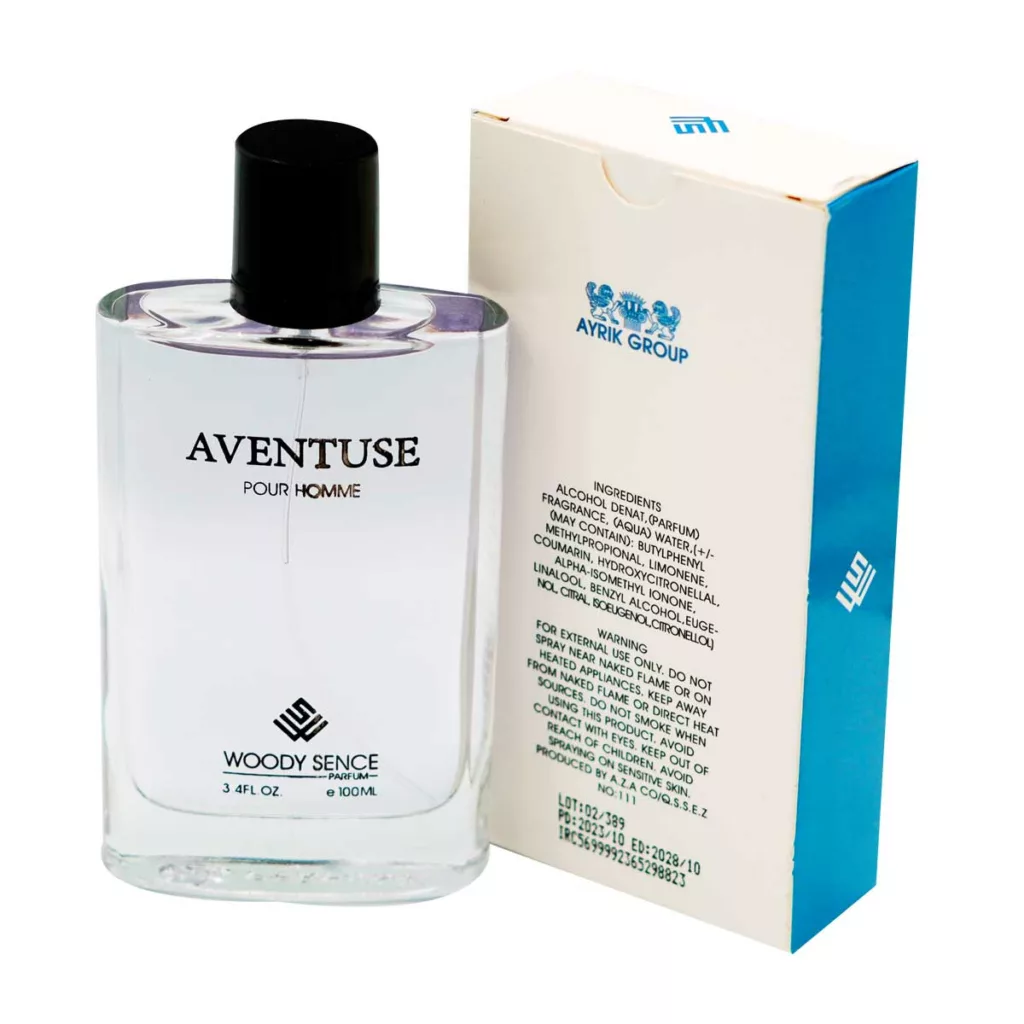 ادو پرفیوم مردانه وودی سنس مدل Aventuse  حجم 100 میلی لیتر