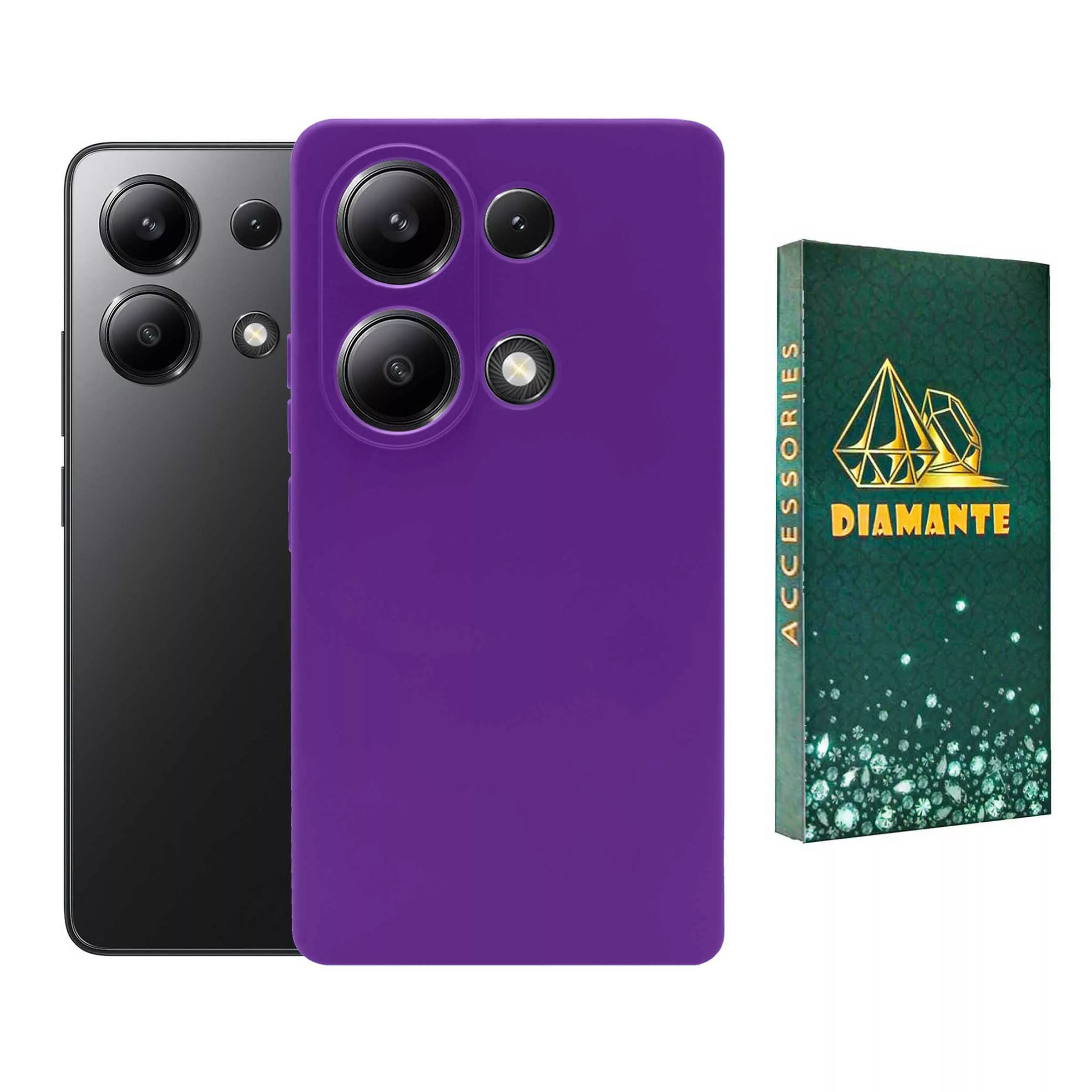 کاور دیامانته مدل sili_77 Gn مناسب برای گوشی موبایل شیائومی Redmi Note 13 Pro 4G