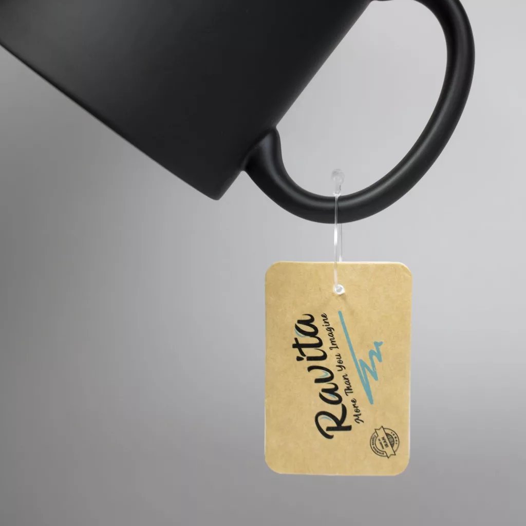 ماگ حرارتی راویتا مدل کرومی و پوم پوم کد 3599