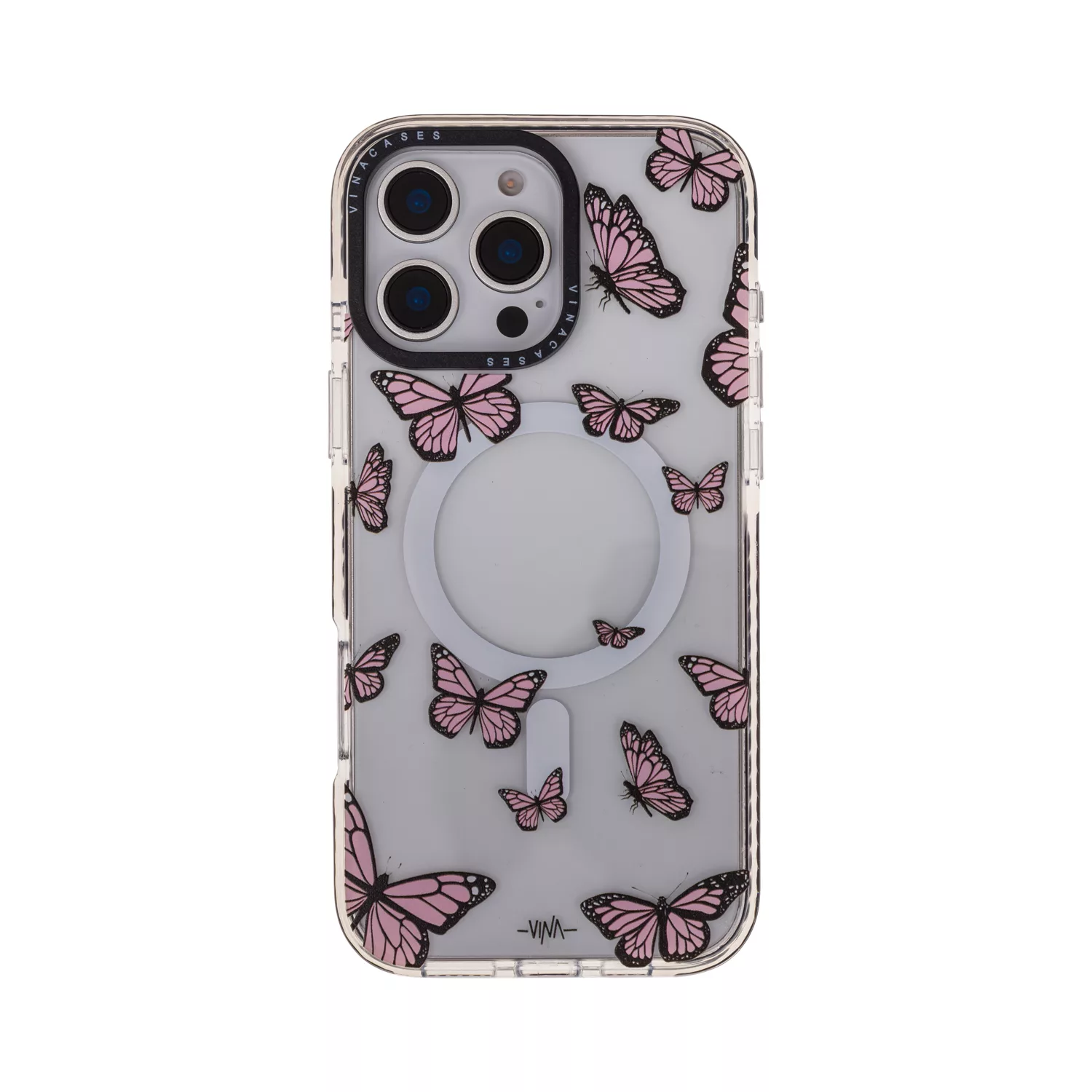 کاور ویناکیسز مدل Butterflies MagSafe مناسب برای گوشی موبایل اپل iphone 16 pro max کاور ویناکیسز مدل Butterflies MagSafe مناسب برای گوشی موبایل اپل iphone 16 pro max