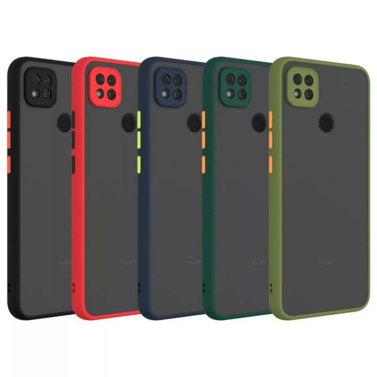 کاور مدل پشت مات ساده کد 02 مناسب باری گوشی موبایل شیائومی REDMI 9C