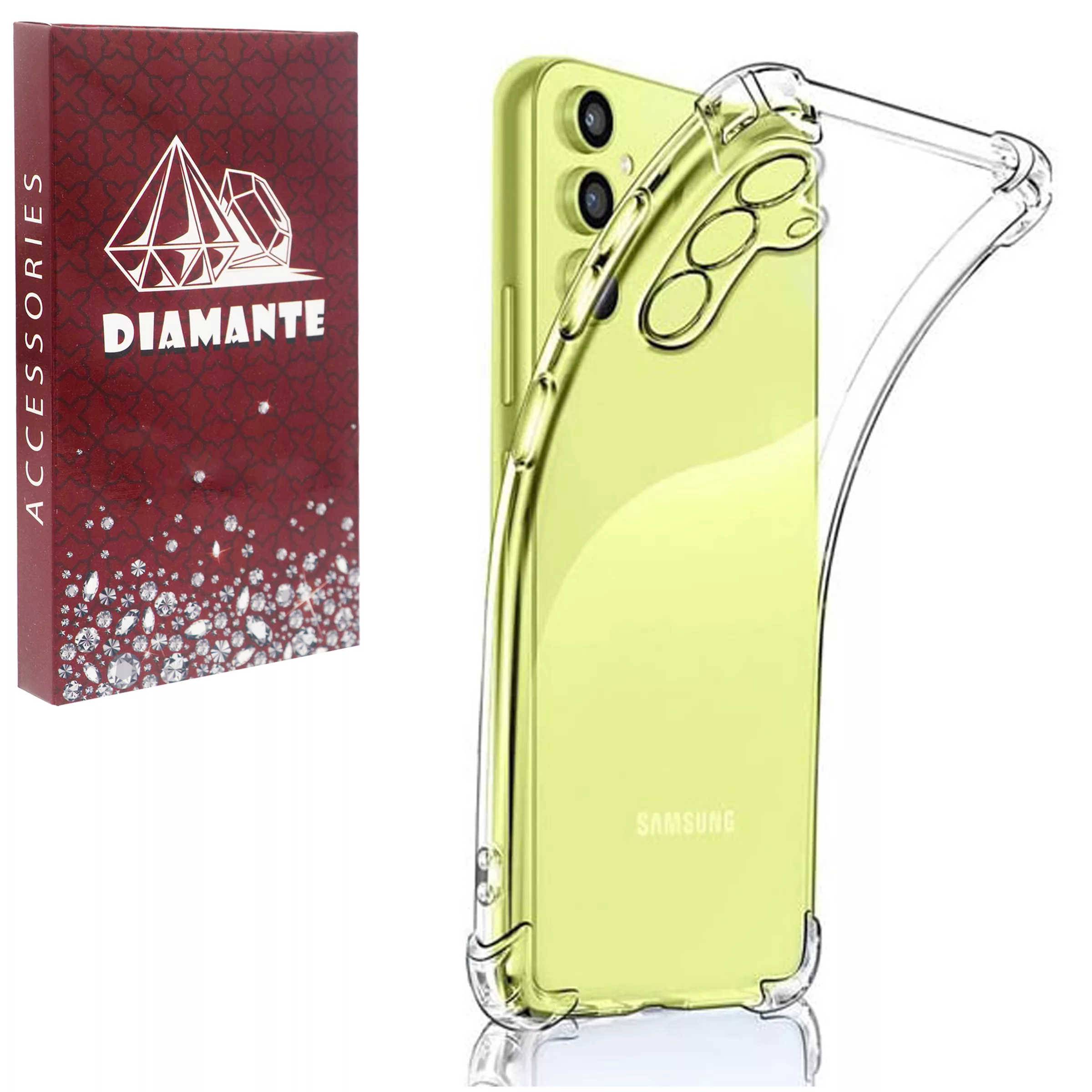 کاور دیامانته مدل بی رنگ مناسب برای گوشی موبایل سامسونگ Galaxy S24 FE