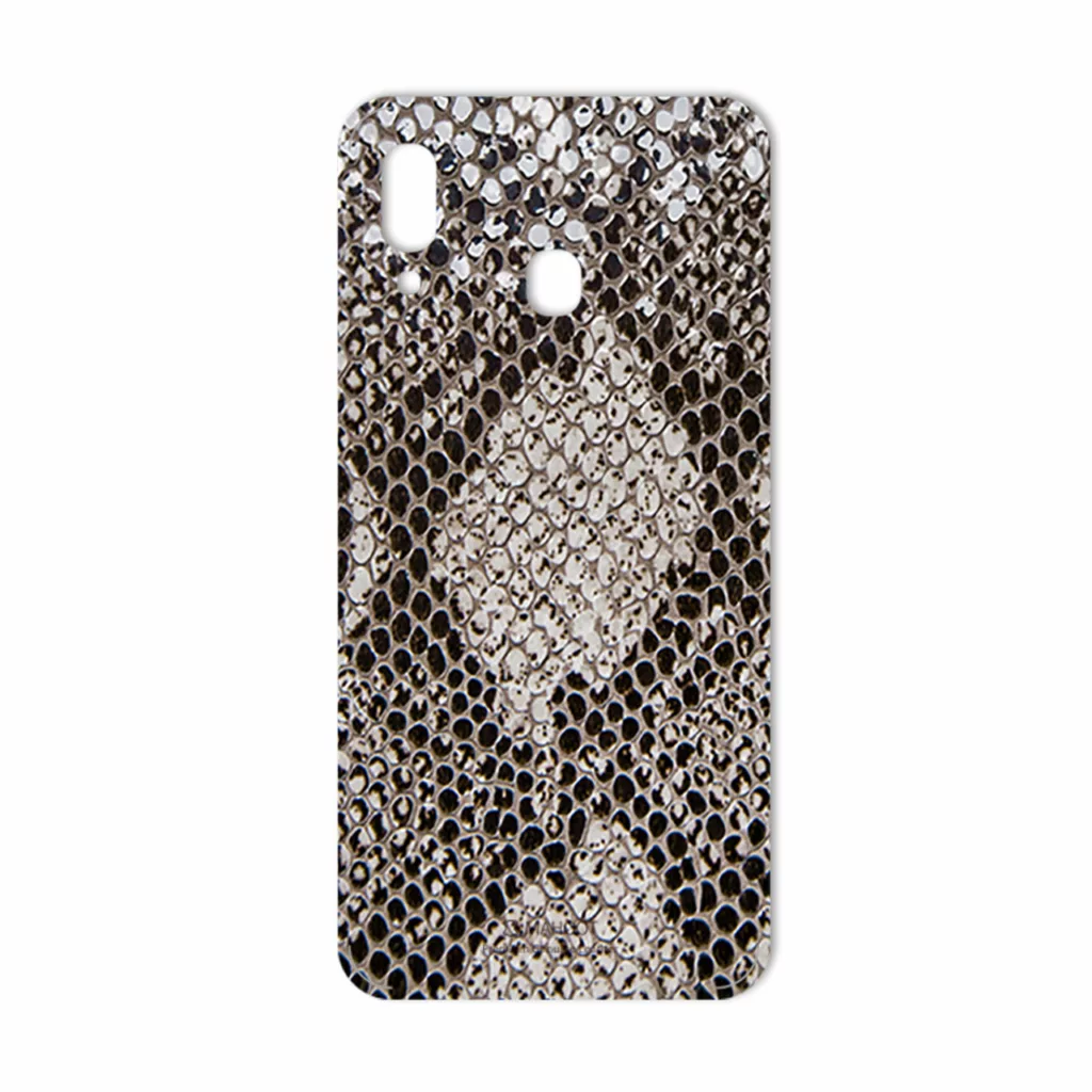 برچسب پوششی ماهوت مدل Cobra-Scale-Leather مناسب برای گوشی موبایل سامسونگ Galaxy A20