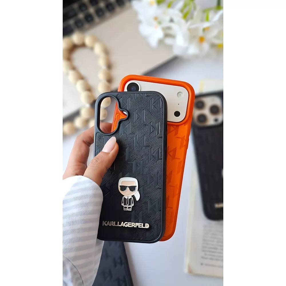 کاور کارل لاگرفلد مدل Lager Noir مناسب برای گوشی موبایل اپل iPhone 17 Pro