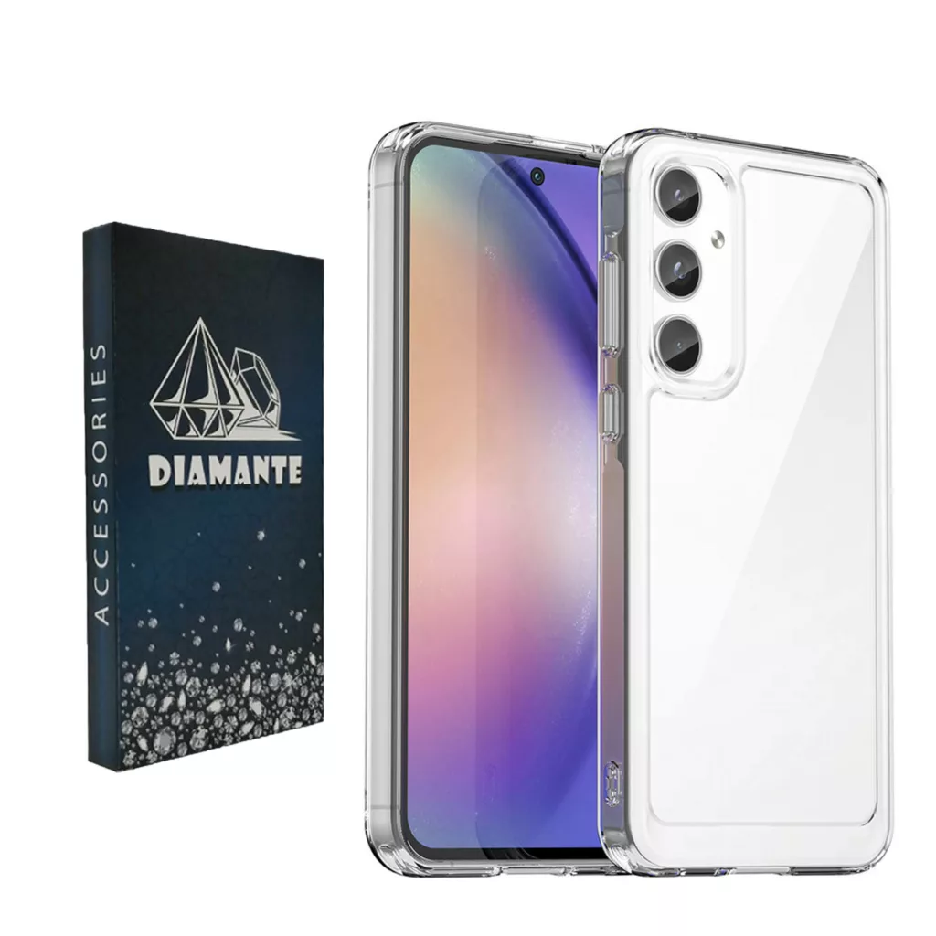 کاور دیامانته مدل Bianco Navy مناسب برای گوشی موبایل سامسونگ Galaxy A55