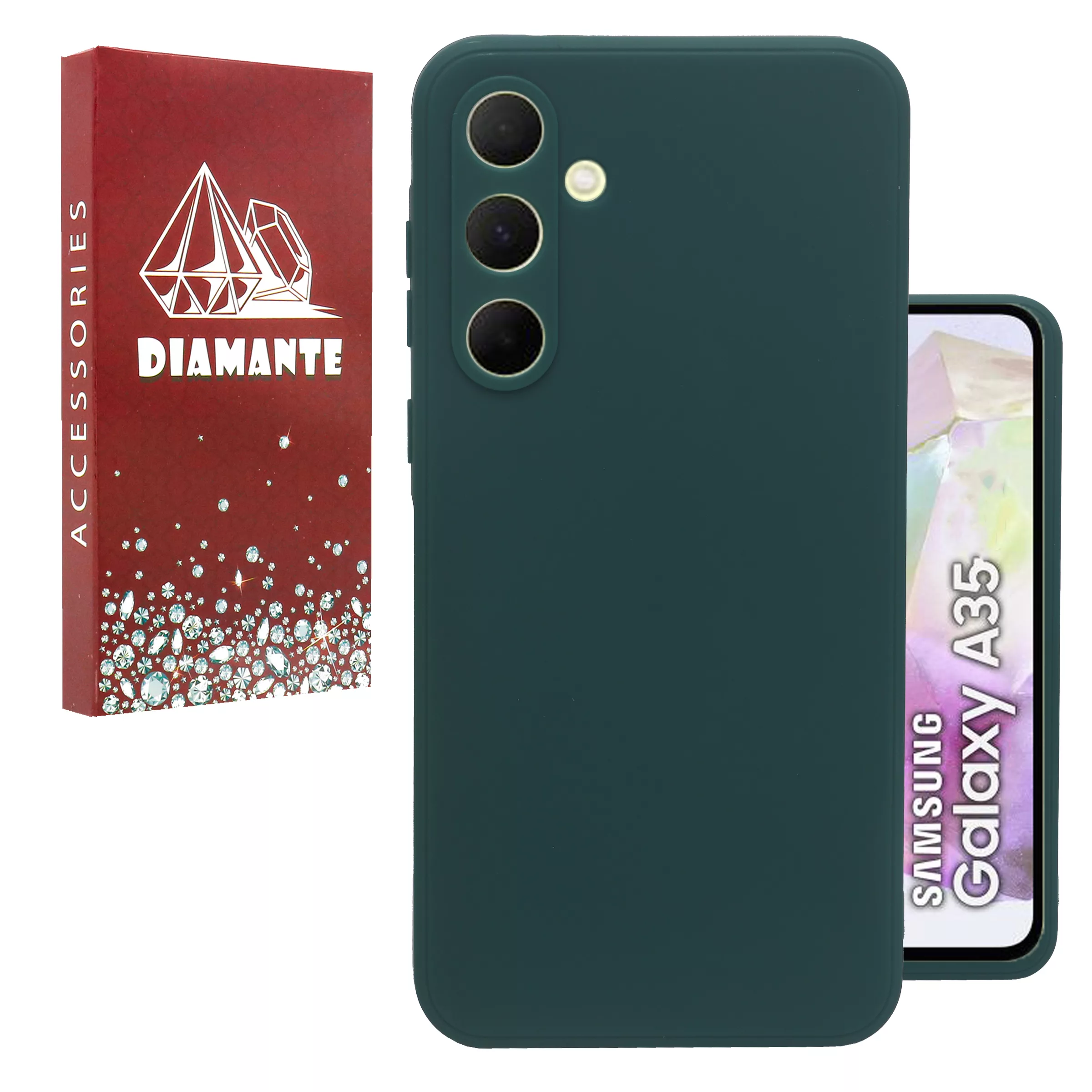 کاور دیامانته مدل Sili2 Ros مناسب برای گوشی موبایل سامسونگ Galaxy A35
