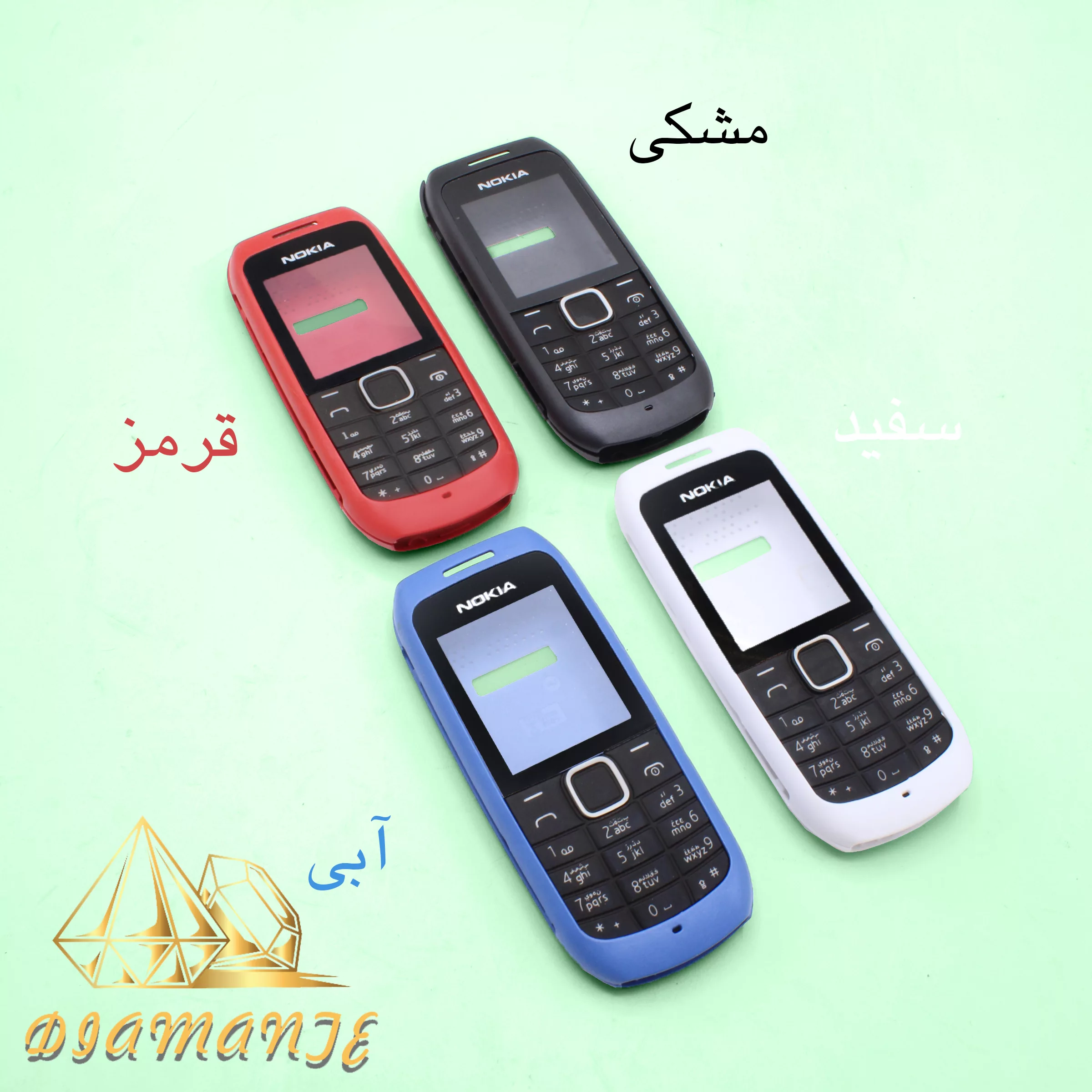 کاور دیامانته مدل Noki1616 Gn مناسب برای گوشی موبایل نوکیا 1616