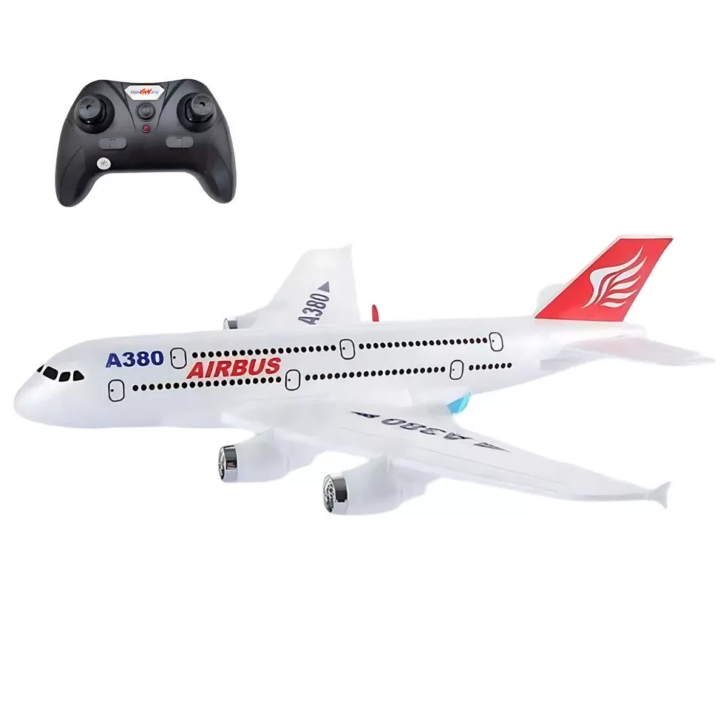 هواپیما بازی کنترلی ناب سل مدل مسافربری شارژی ایرباس کد AIRCRAFT AIRBUS A380  با قابلیت پرواز