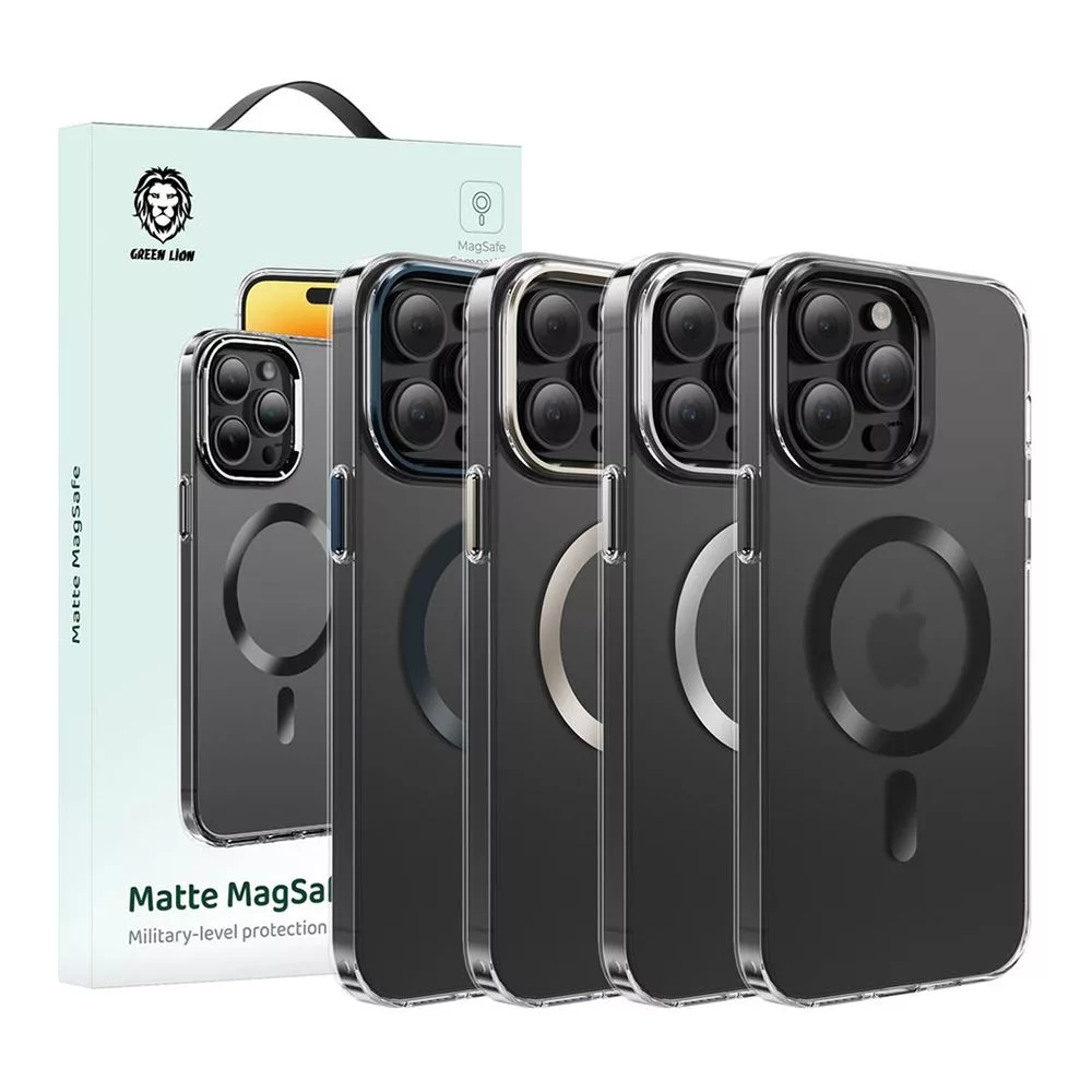 کاور گرین لاین مدل Matte MagSafe مناسب برای گوشی موبایل اپل iPhone 15 Pro Max
