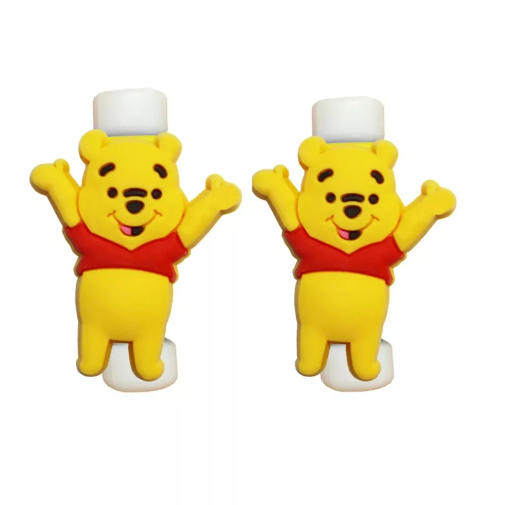 محافظ کابل شارژ و هندزفری مدل Bear003 بسته دو عددی