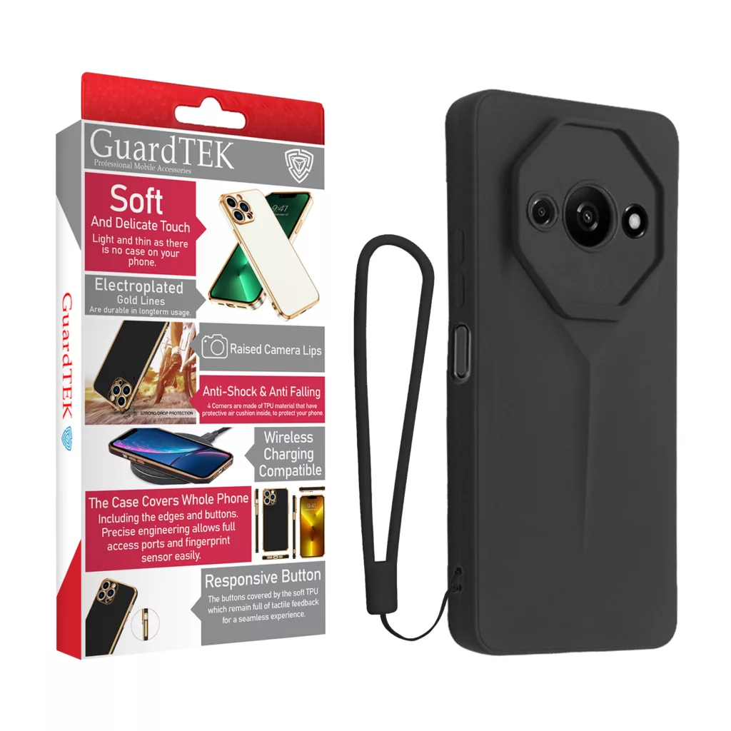 کاور گاردتک آساک مدل Porsche Design Strap مناسب برای گوشی موبایل شیائومی Redmi A3 به همراه بند آویز