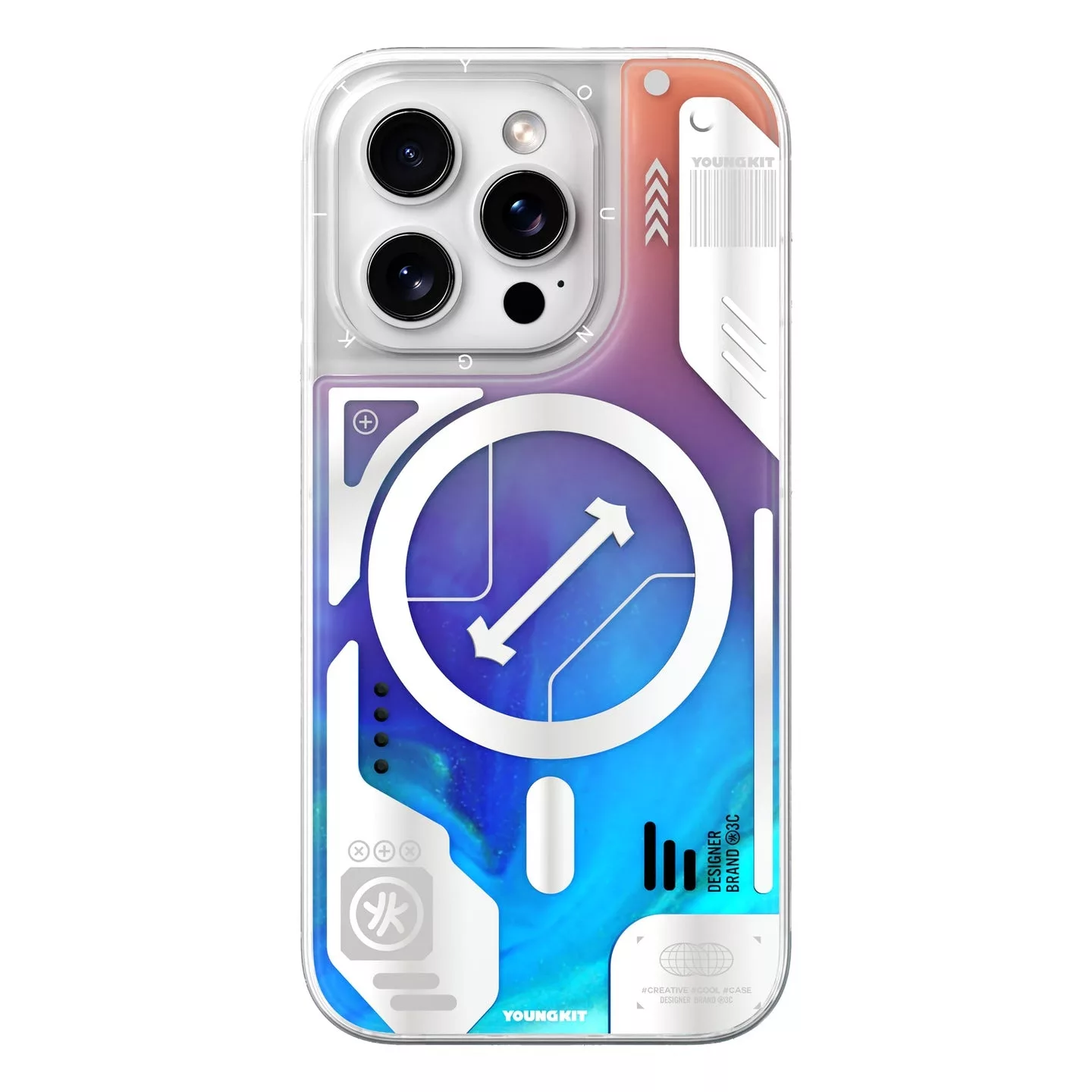 کاور یانگ کیت مدل شب رنگ کد cyberpunk مناسب برای گوشی موبایل اپل iPhone 16 pro max کاور یانگ کیت مدل شب رنگ کد cyberpunk مناسب برای گوشی موبایل اپل iPhone 16 pro max