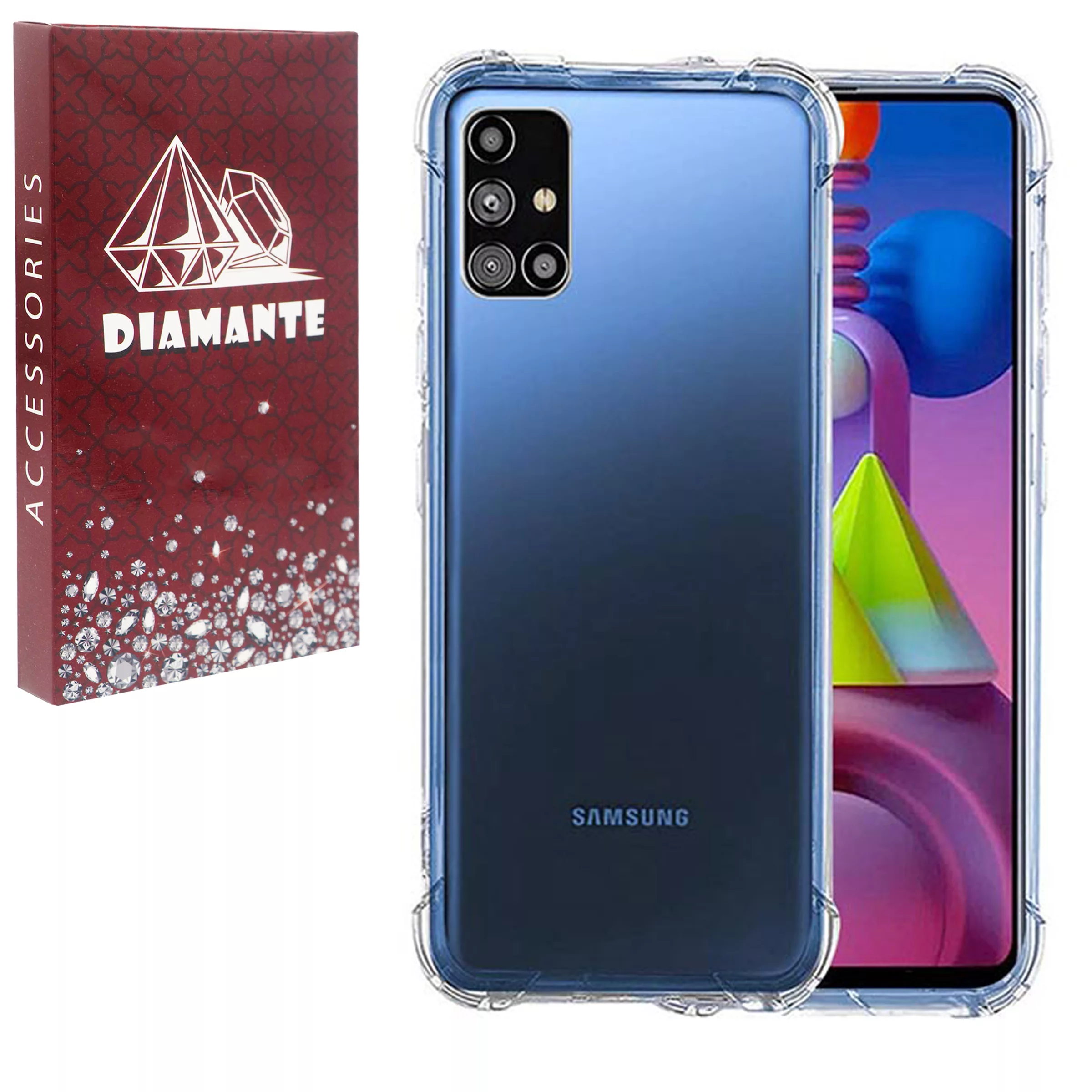 کاور دیامانته مدل بی رنگ مناسب برای گوشی موبایل سامسونگ Galaxy M51