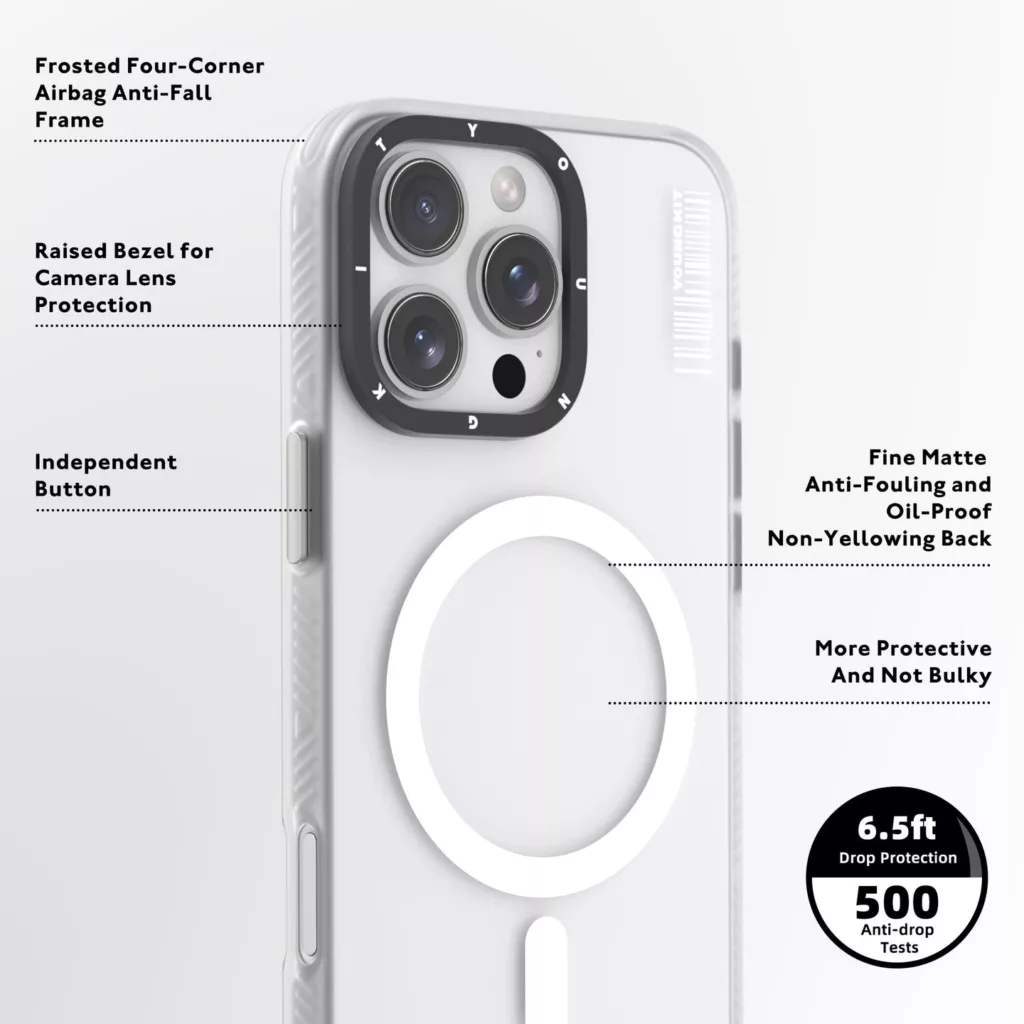 کاور یانگ کیت مدل Hidden Sand مناسب برای گوشی موبایل اپل iphone 16 pro max