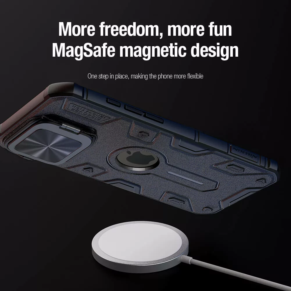کاور نیلکین مدل CamShield Armor Prop Magnetic مناسب برای گوشی موبایل موبایل اپل iphone 16 pro max