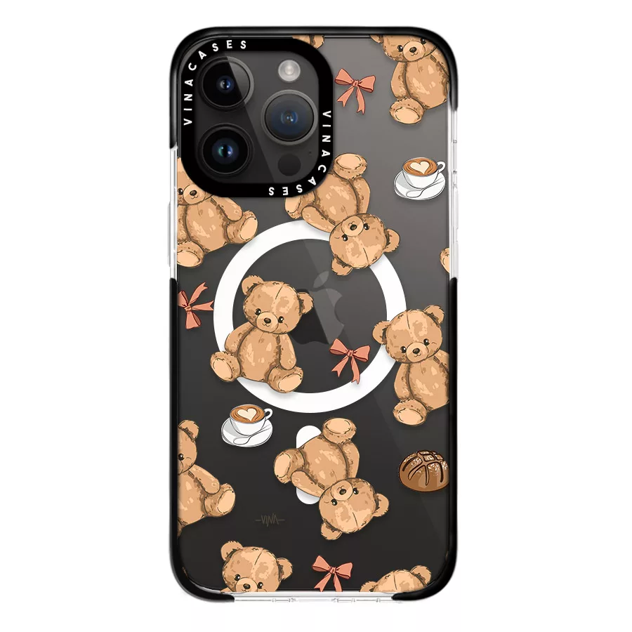 کاور ویناکیسز مدل  Teddy bears MagSafe مناسب برای گوشی موبایل اپل iphone 15 pro max