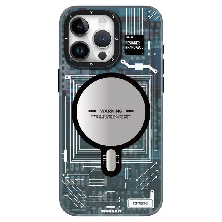 کاور یانگ کیت مدل Futuristic Circuit مناسب برای گوشی موبایل اپل iphone 13 pro max