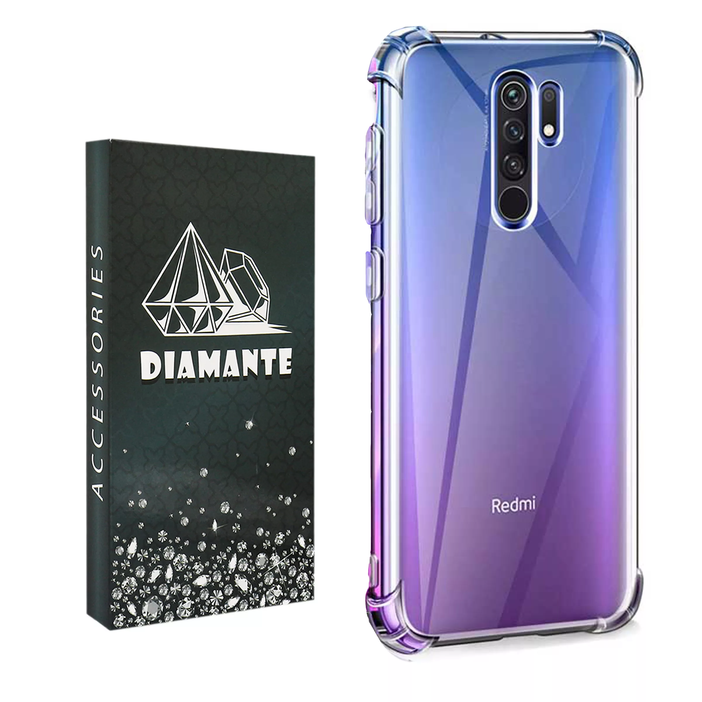 کاور دیامانته مدل Bianco Navy مناسب برای گوشی موبایل شیائومی Redmi 9