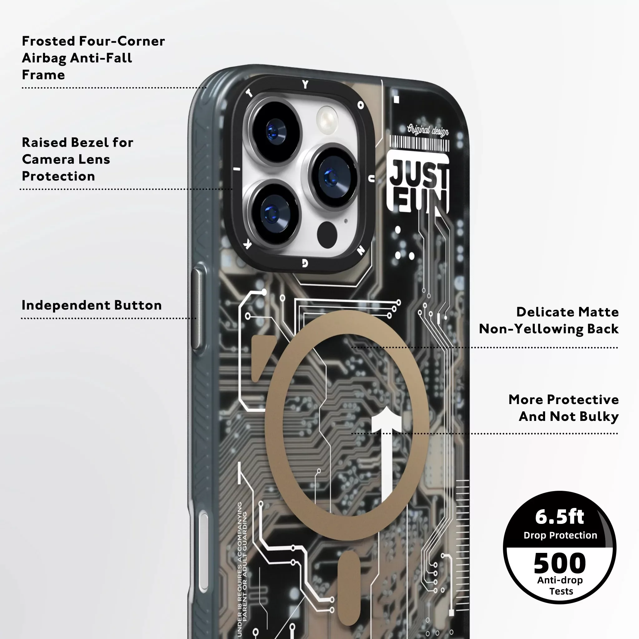 کاور یانگ کیت مدل Technology Magnetic 024 مناسب برای گوشی موبایل اپل iPhone 16 Pro