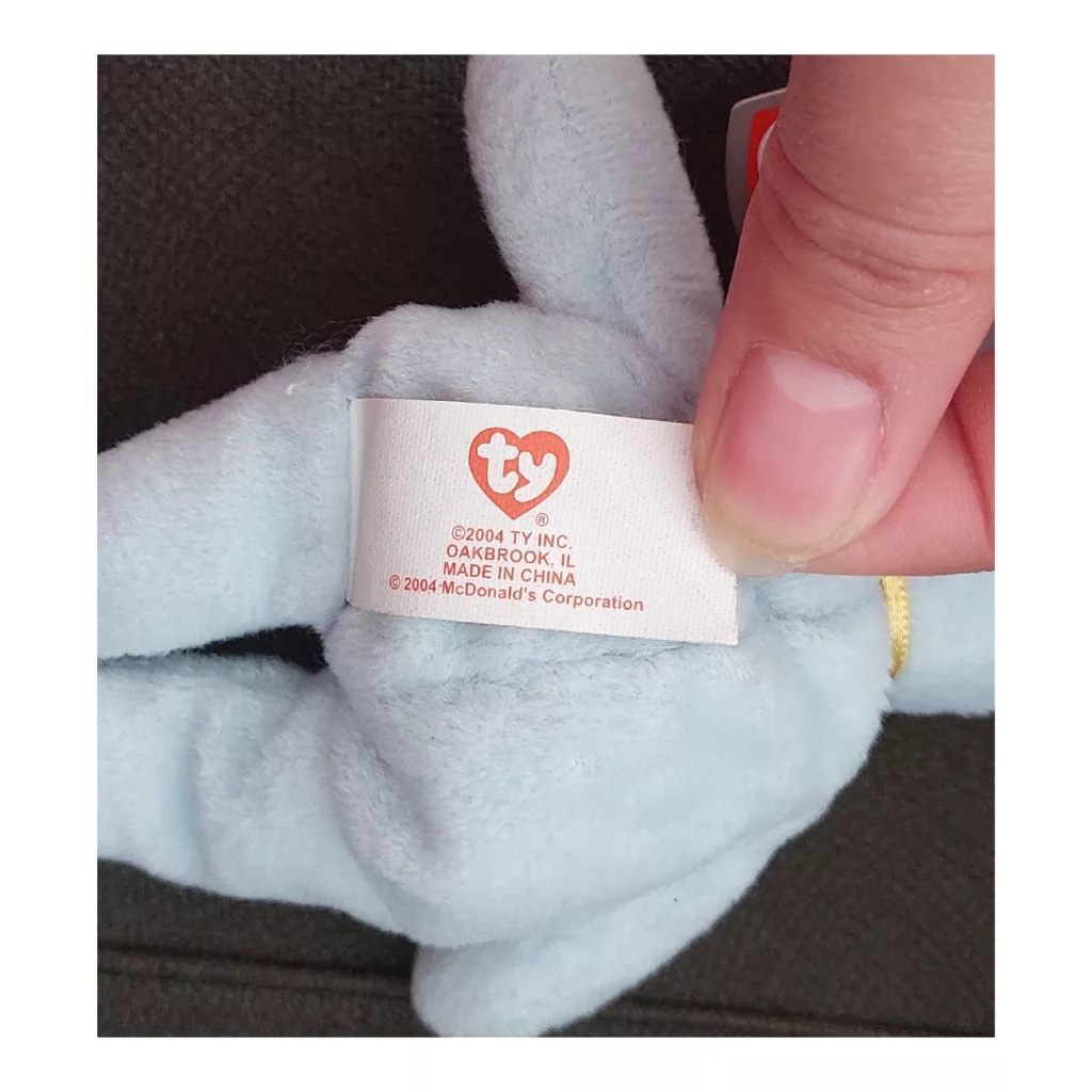 عروسک تی وای طرح خرس مدل TY Beanie Baby Bear ارتفاع 13 سانتیمتر