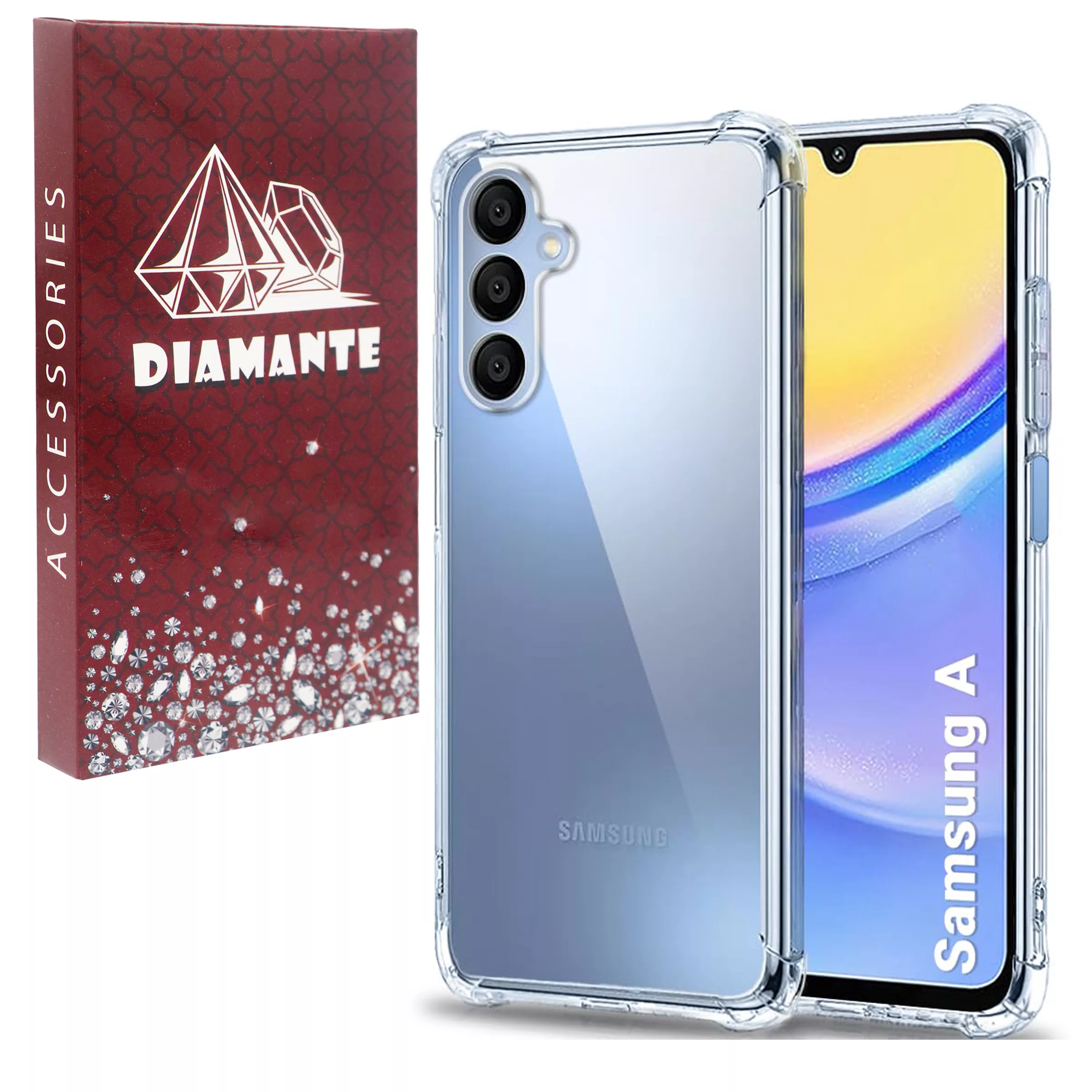 کاور دیامانته مدل بی رنگ مناسب برای گوشی موبایل سامسونگ Galaxy A16