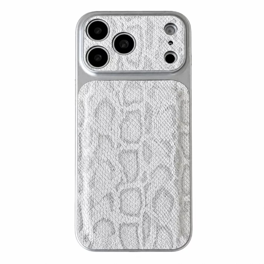 کاور طرح پوست مدل leoma lux مناسب برای گوشی موبایل اپل iphone 17 pro maxs