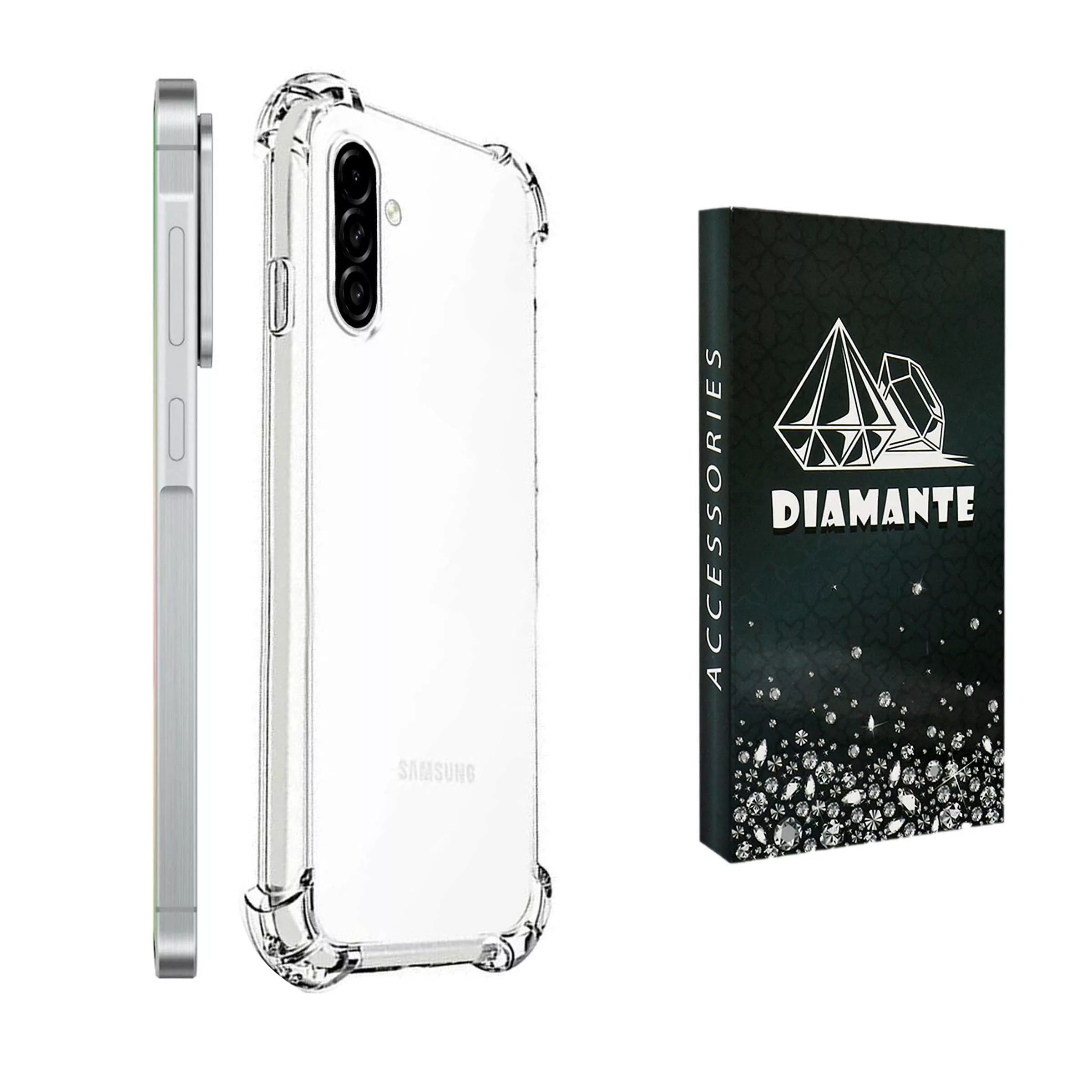 کاور دیامانته مدل Bianco Navy مناسب برای گوشی موبایل سامسونگ Galaxy A36