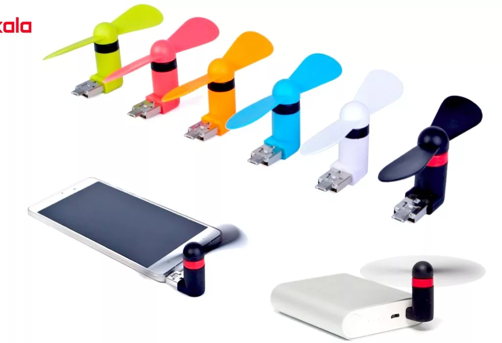 پنکه همراه مینی OTG/USB مدل Two In One