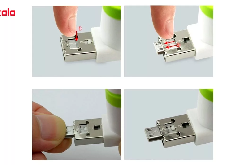 پنکه همراه مینی OTG/USB مدل Two In One