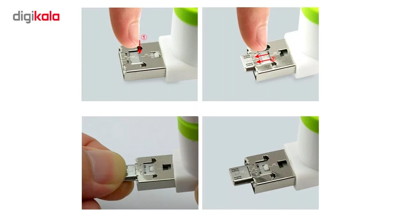 پنکه همراه مینی OTG/USB مدل Two In One