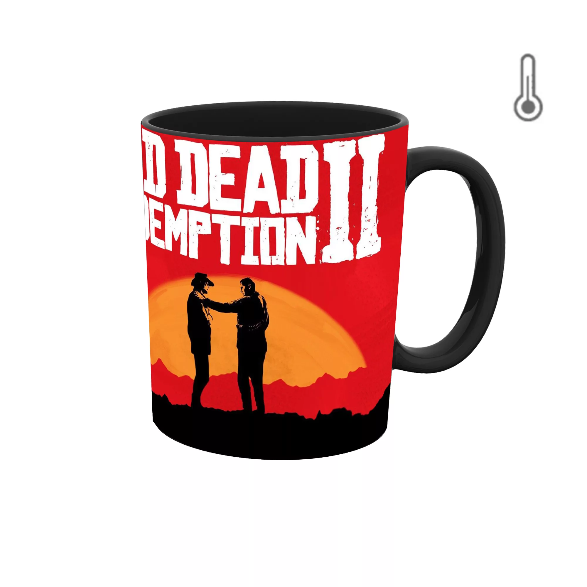 ماگ حرارتی طرح بازی رد دد 2 RED Dead ماگ حرارتی طرح بازی رد دد 2 RED Dead