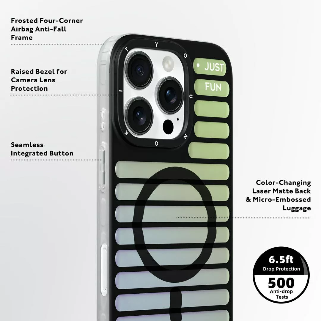 کاور یانگ کیت مدل 03-Color-Changing Luggage مناسب برای گوشی موبایل اپل iphone 16pro