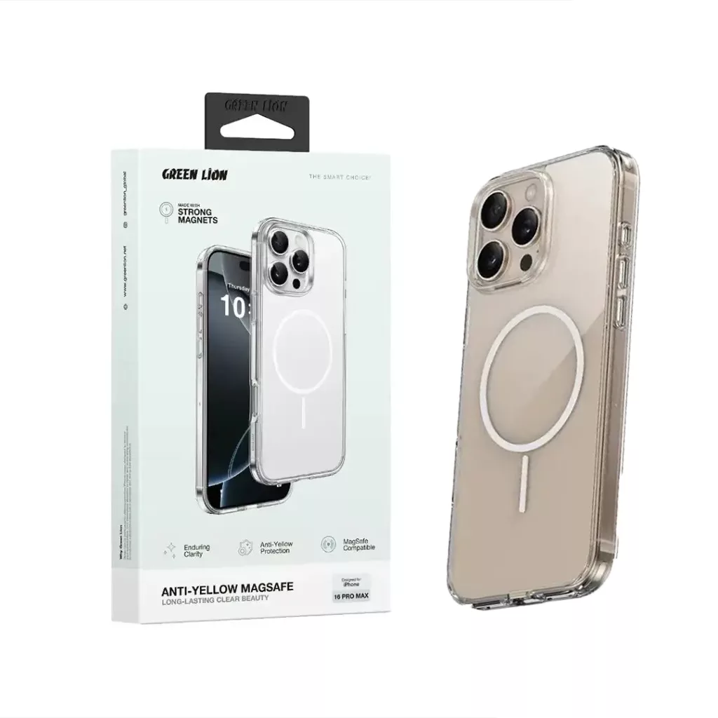 کاور گرین لاین مدل Anti-Ylw MagSafe مناسب برای گوشی موبایل اپل iPhone 16 Pro Max